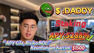 💥 Cara mudah staking DADDY Solana, hasil 5288.29% APY cepat!