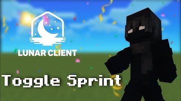 HOW TO TOGGLE SPRINT IN LUNAR CLIENT 🔥 #lunarclient #togglesprint #minecraft #op