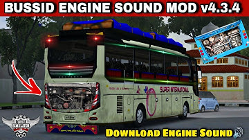 Bussid New Turbo Engine Sound Mod v4.3.4 ! New All Obb Sound Mod Bussid Game 🎮