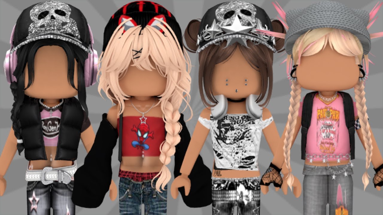 8 roblox outfits (different styles) w/ CODES & LINKS ♡ - YouTube