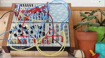 ambient eurorack modular w/ Mutable Instruments Rings, Plaits, Marbles