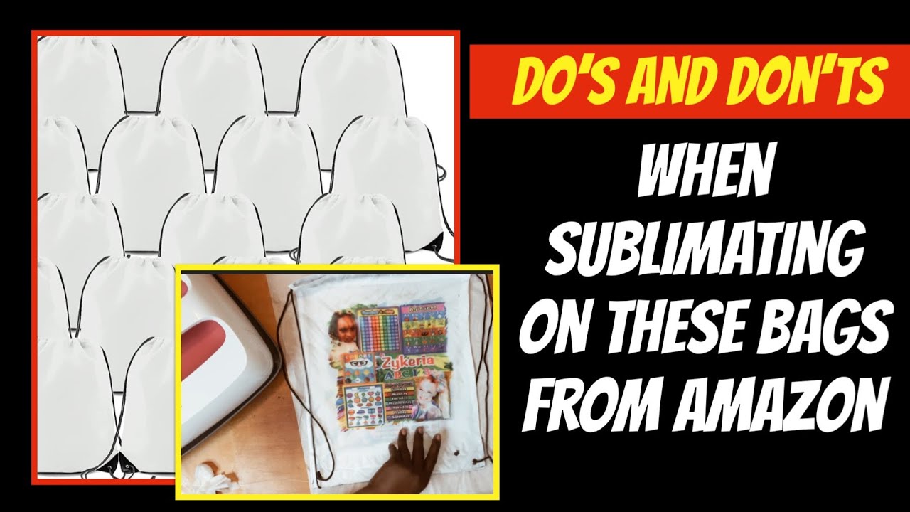 Can You Sublimate on Amazon White BackSacks? Is it Worth it? Do’s and