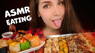 ASMR Roll & Sushi  🍤🍣 EATING SOUNDS 🍙 🍱