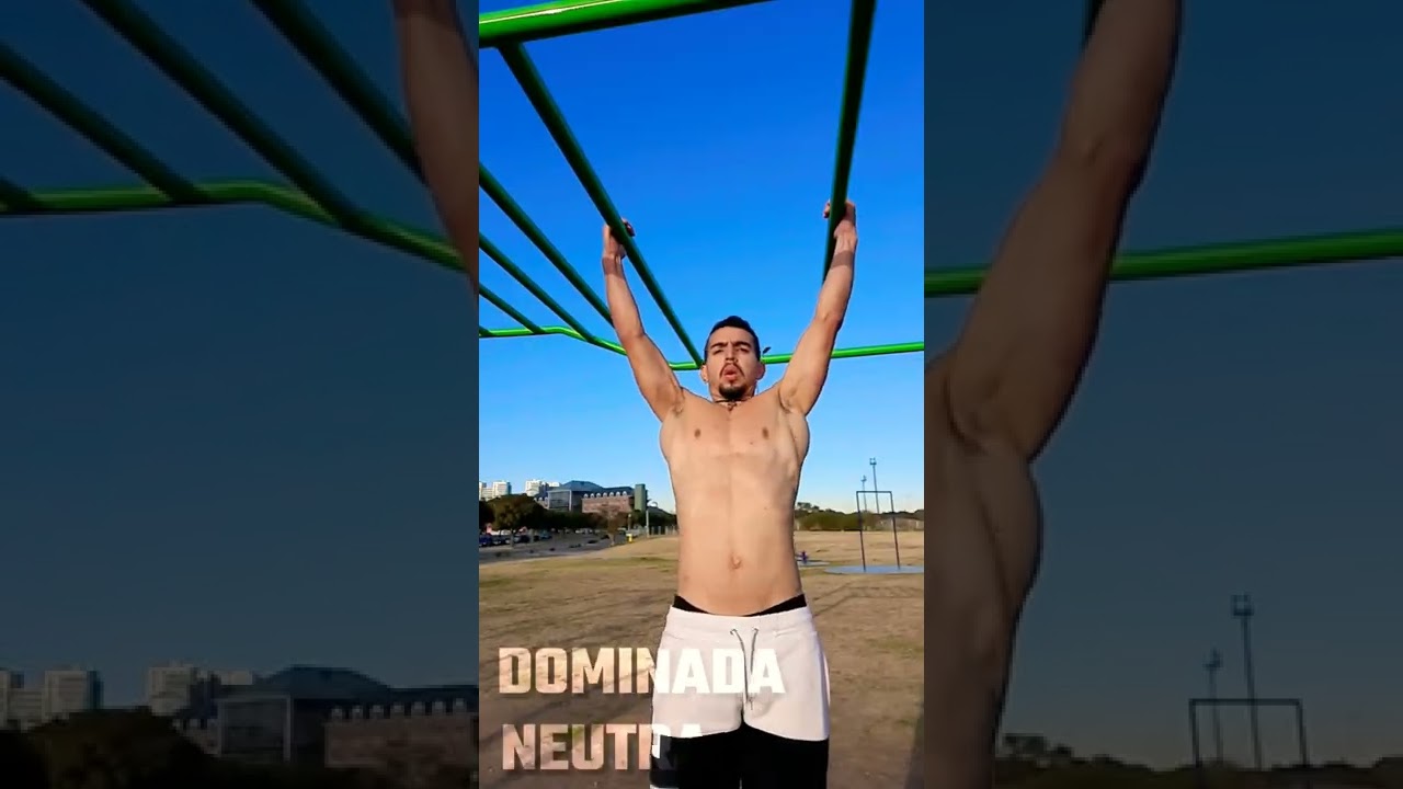 🙌🤸 7 variaciones de PULLUPS #calistenia #pullups #dominadas #streetworkout #workout #calisthenics
