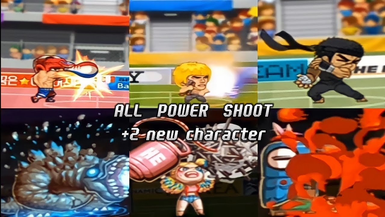 All Power Shots In The Game Head Soccer YouTube