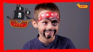 Pirate Face Paint Tutorial