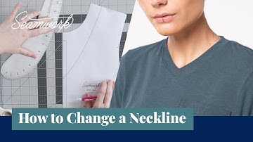 Adjust Neckline Depth & Draft Neckline Finishes