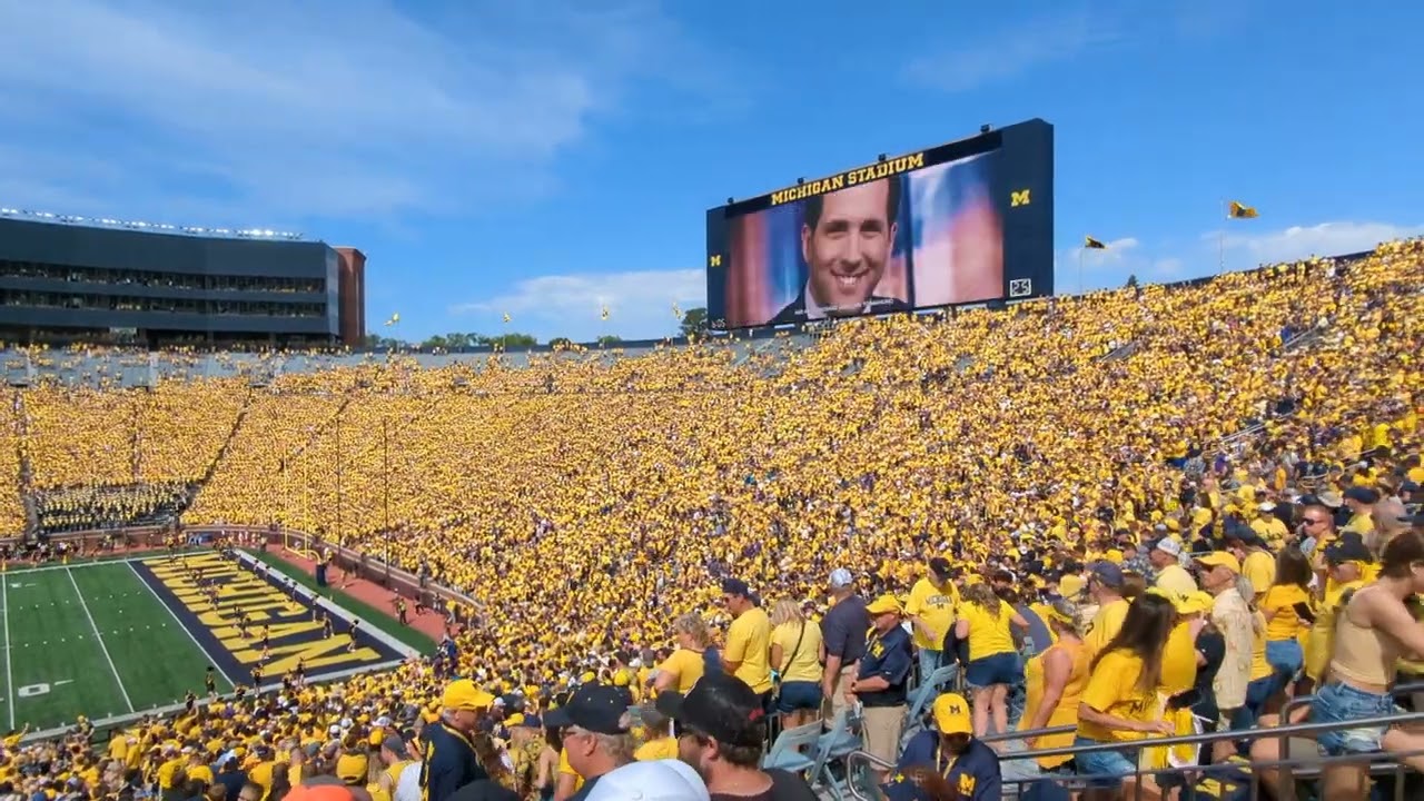 Michigan Football 2023 Hype Video and Fly over