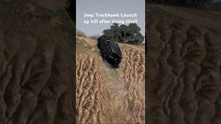 Insane Trackhawk Launched Up Hill #Trx #Ram #Srt #Srt8 #Trackhawk #Dodge #1000Hp #Hellcat #Fastcar