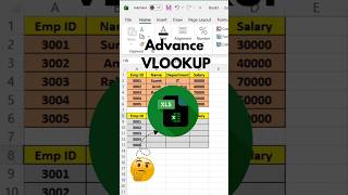 ❌ Stop Using VLOOKUP Like A Beginner! #excel #exceltricks #shorts