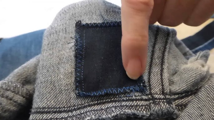 FIX Holes in Jeans in 5 Minutes or Less