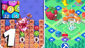 Bubble Buster 2048 - Gameplay Part 1 All Levels 3-5 (Android, iOS)
