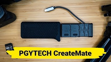 PGYTECH CreateMate - Every Content Creator Needs This