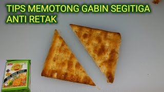 RESEP KUE GABIN ISI TAPE || Cara  Membuat Gabin Tape Bentuk Segitiga Mudah Dan Simpel