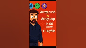 #16 JavaScript Interview Questions | Array.push vs Array.pop