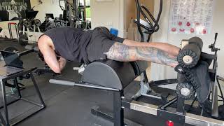 Glute focused GHR (Glute Ham Raise)
