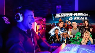 super xandão assistindo:super herói o filme 