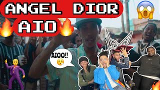 (AMERICANS REACT) Angel Dior - A I O (Video Oficial) | #ElReyDeLa42 REACTION!! 🔥