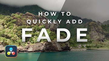 AUDIO & VIDEO FADE in Davinci Resolve