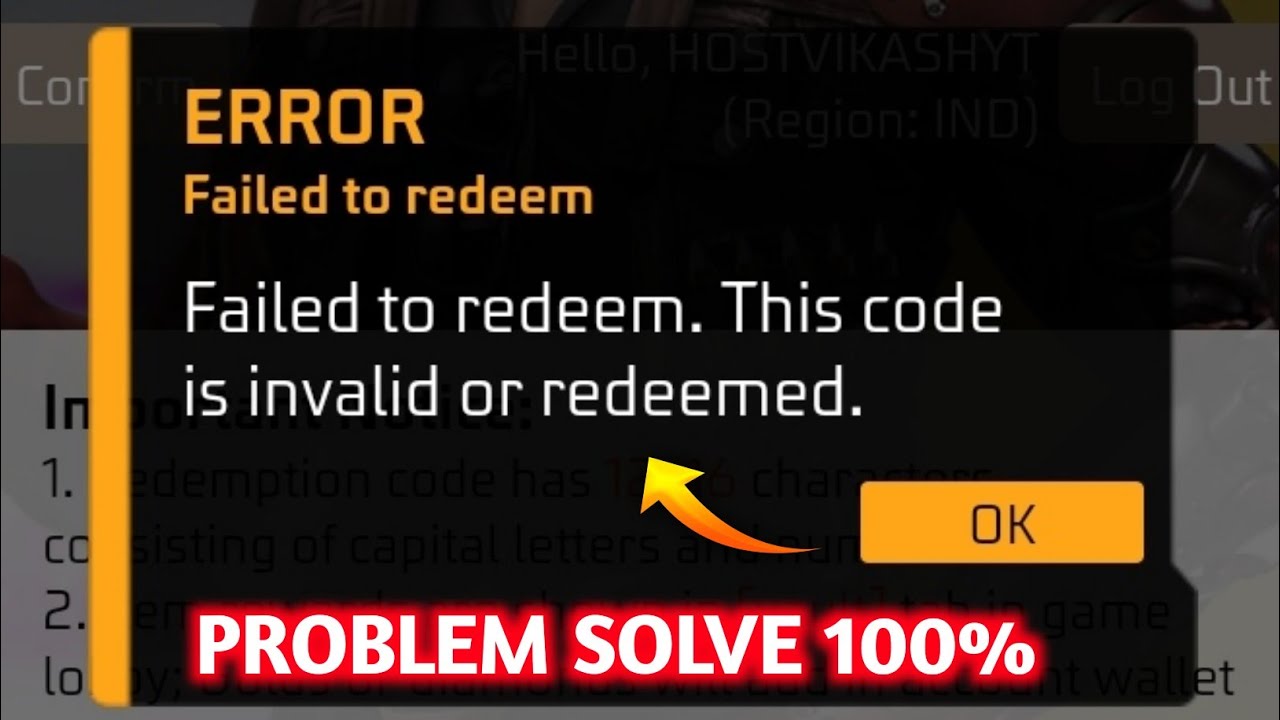REDEEM CODE आ गया 🥳 FREE FIRE INDIA OFFICIAL REDEEM CODE SCAM 🤯 FAILED