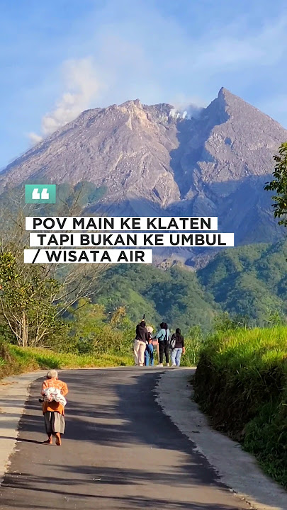 wisata viral di klaten, Kalitalang view Gunung Merapi #klaten #merapi #gunungmerapi