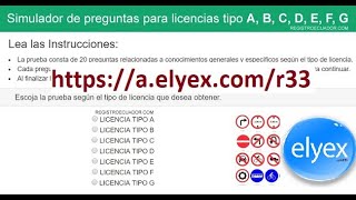 Examen Simulador ANT Preguntas para licencias A,B,C,D,E https://a.elyex.com/r33 screenshot 5