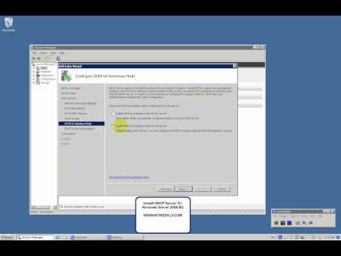 Install And Configure DHCP Server On Windows Server 2008 R2