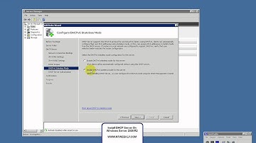 Install And Configure DHCP Server On Windows Server 2008 R2