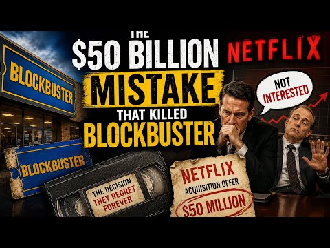 The $50 Billion Mistake That Killed Blockbuster | Why They Rejected Netflix