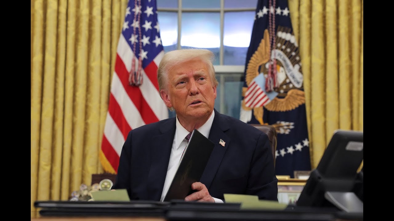 ⁣Trump signs executive orders tied to inflation, tariffs, TikTok, DOGE, WHO, the border and more