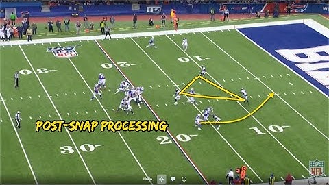 Bills QB Josh Allen Post Snap Processing | Beasley Follow Concept TD