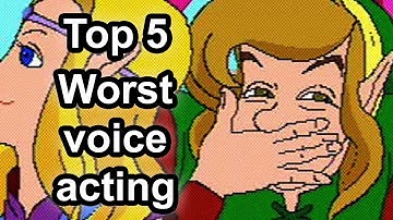 Top 5 - Worst voice acting in gaming