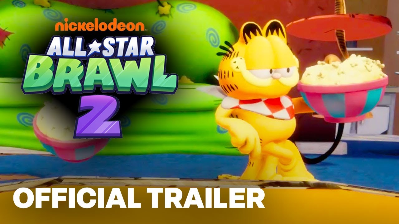 Nickelodeon All-Star Brawl 2 - Official Garfield Gameplay Spotlight Trailer