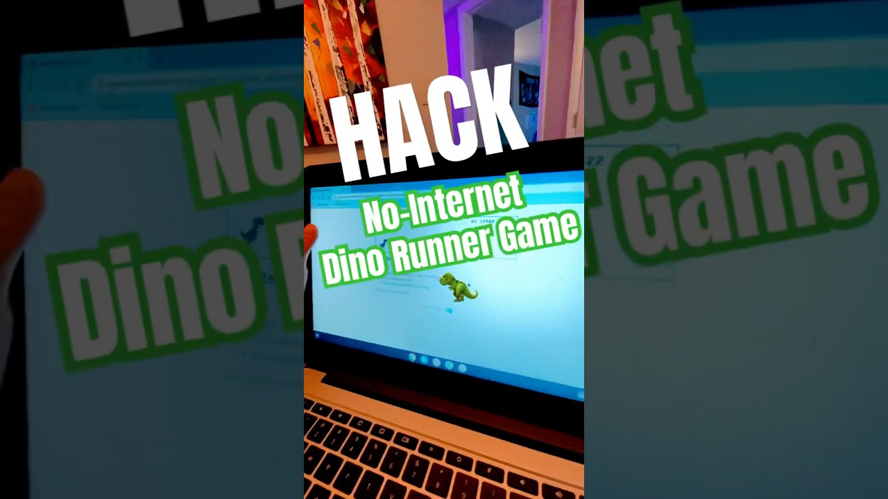 How To Hack Dino T Rex Game Unlimited Points Chrome Google YouTube 