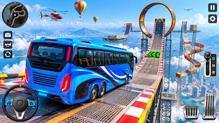 Bus Mega Ramp Racing Gameplay 🚌💨 | Extreme Sky Track Stunts & Impossible Ramps screenshot 3