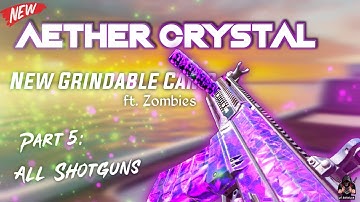 *New* AETHER CAMO Unlocked on All Shotgun & Shovel | Undead Siege Hard Mode Camo COD Mobile Zombies