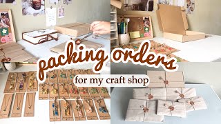 Packing Orders For My Small Business | Resin Craft Shop | Eco-friendly Packaging | Wax Seal Stamp