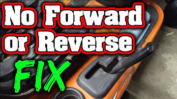Riding Lawn Mower No Forward or Reverse FIX!!!