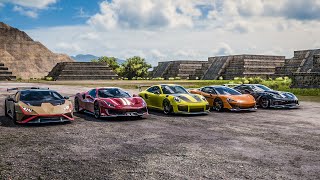 Forza Horizon 5 Drag Race: Lamborghini Huracan STO vs 488 Pista vs 911 GT2 RS vs 600LT vs C7 ZR1