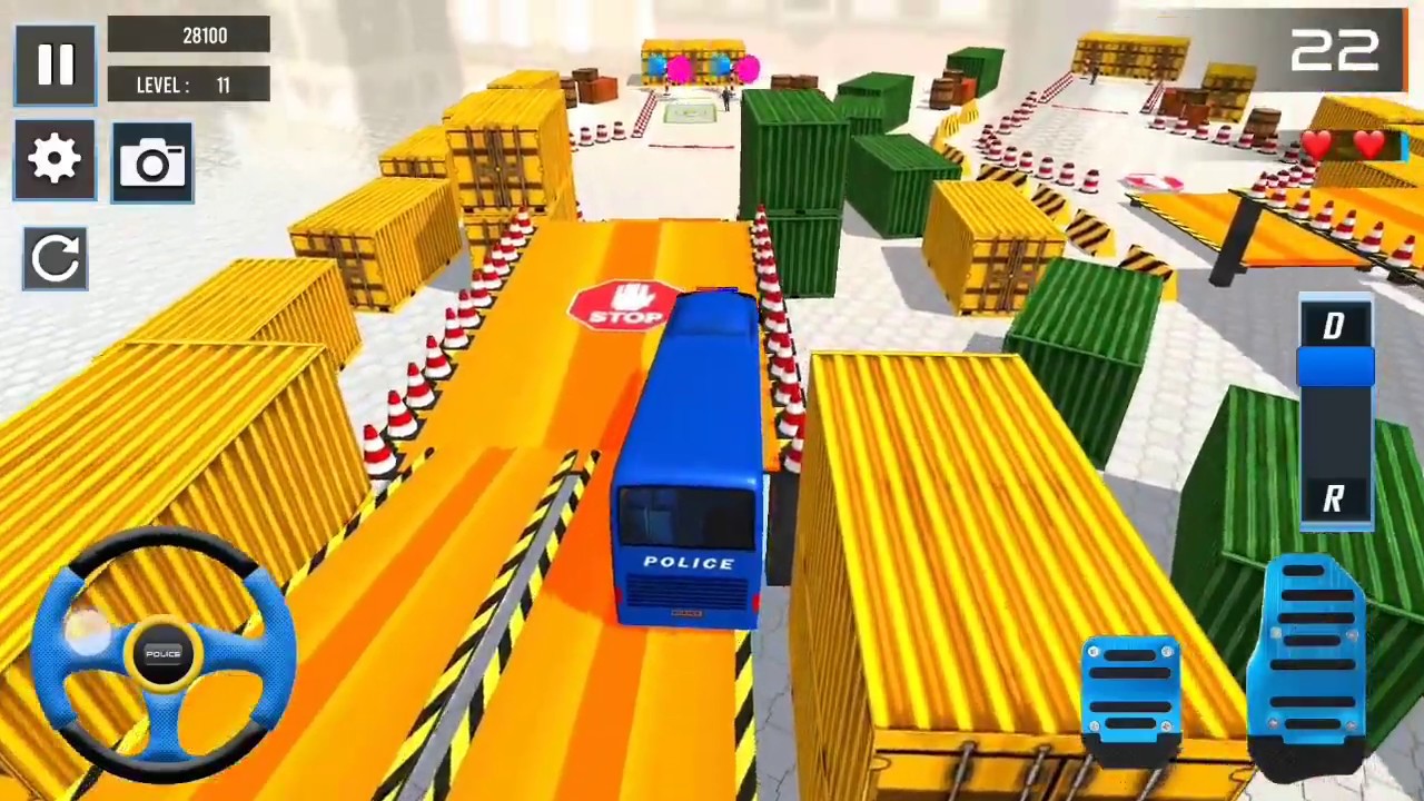 Police Bus Parking Game 3D 2019 Simulator - Best Android GamePlay