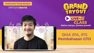 Di sesi live class selasa 23 juni 2020, jam 10.00 wib, yudha membahas
materi grand tryout utbk 2 pengetahuan dan penalaran umum. setelah
mengerjakan tr...