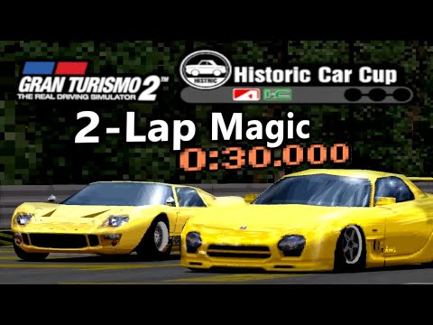 Beating the Historic Rome GT40 With A 30s Head Start (Gran Turismo 2)