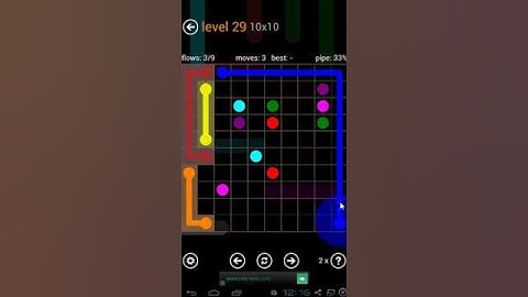 Flow Free - 10 x 10 Jumbo Pack tablet Level 29