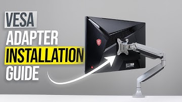 How to Install CREAT3D VESA Adapter on MSI MAG274QRF Monitor