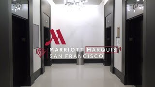 Old And New! Modded OTIS (Low-Rise) Traction Elevators-Marriott Marquis-San Francisco, CA