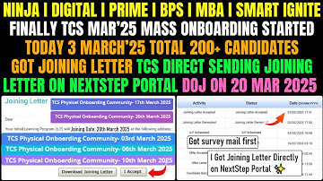 TCS Big Change Joining Process & Criteria | TCS March