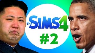 The Sims 4 - Kim Čong Un, Obama, Miley a výzva! | #2