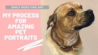 Time-lapse Process: How to Draw a Pet Portrait