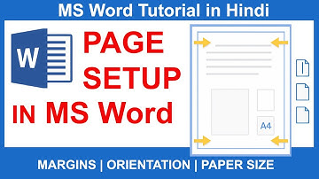 Page Setup in MS Word | Margins, Orientation & Paper Size Full Tutorial