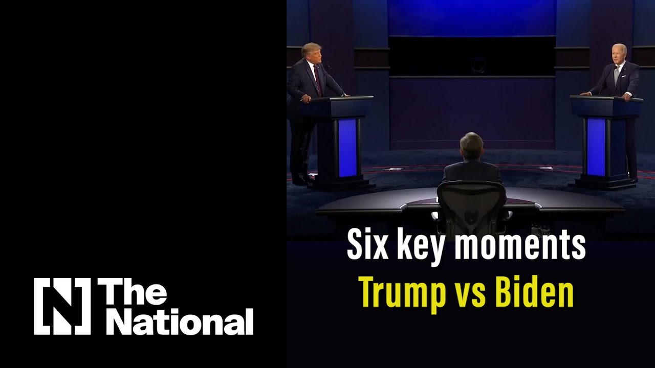Six key moments in the first presidential debate - YouTube